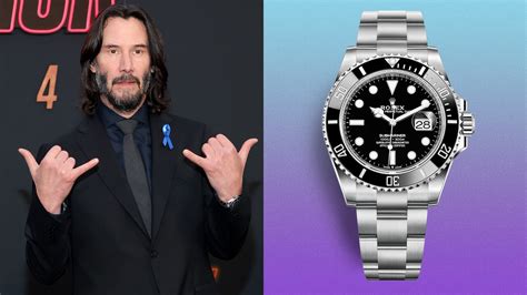 keanu reeves Rolex submariners